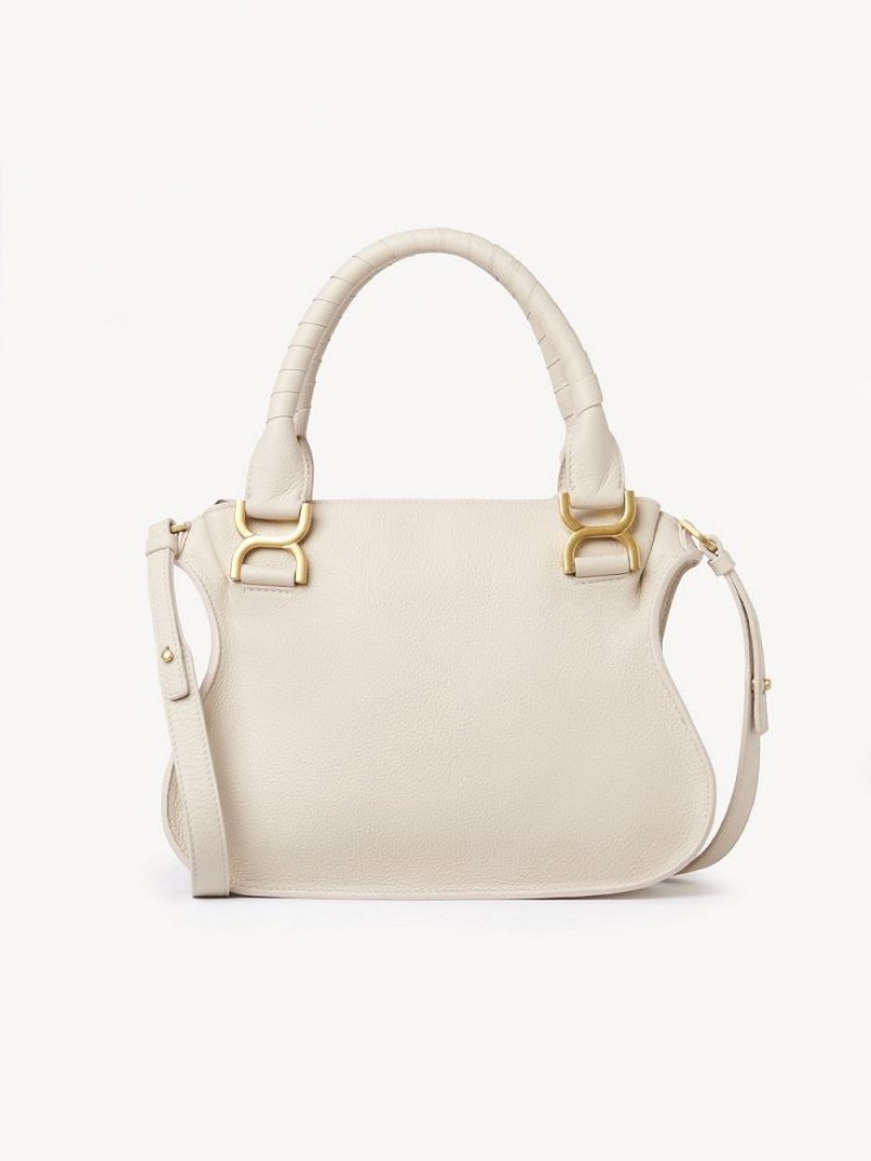 Chloe Marcie Small Double Carry Crossbody Väska Beige | CHE-SR13473