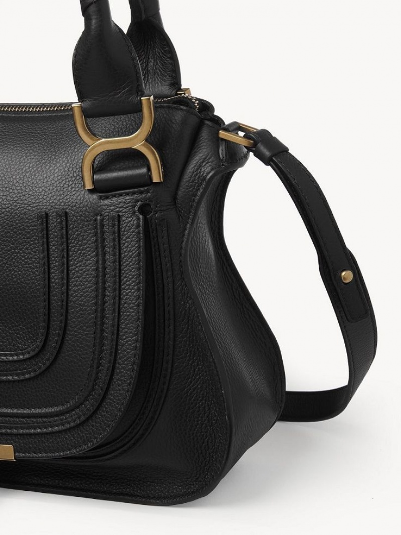 Chloe Marcie Small Double Carry Crossbody Väska Svarta | CHE-SR13489