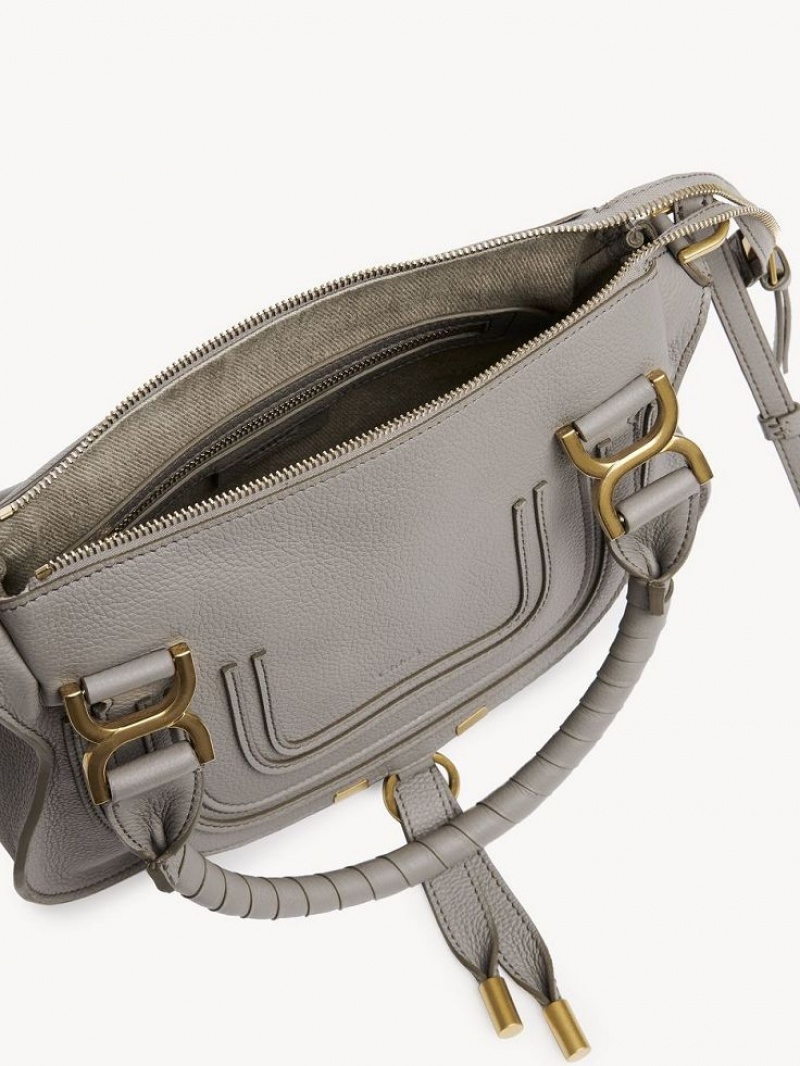 Chloe Marcie Small Double Carry Crossbody Väska Grå | CHE-SR13547