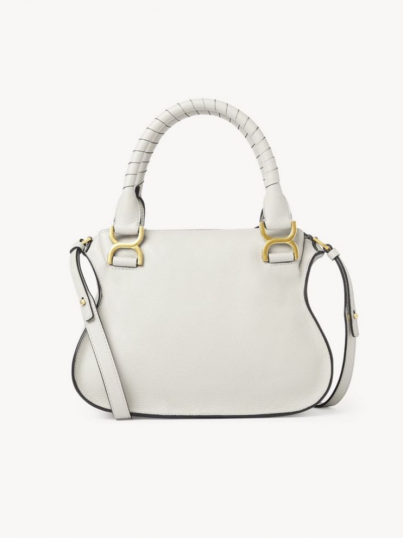 Chloe Marcie Small Double Carry Crossbody Väska Vita | CHE-SR13550