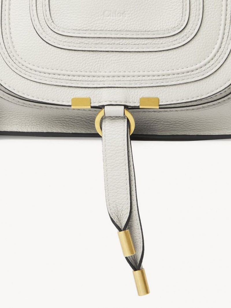 Chloe Marcie Small Double Carry Crossbody Väska Vita | CHE-SR13550