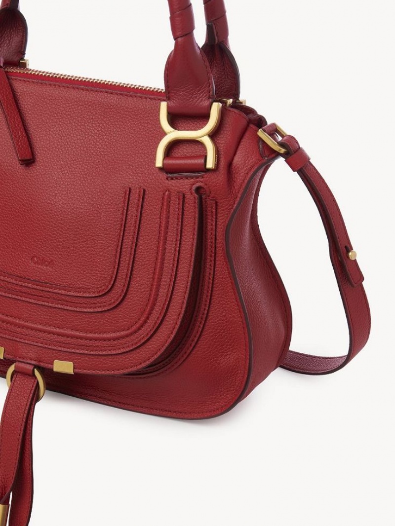 Chloe Marcie Small Double Carry Crossbody Väska Rosa | CHE-SR13584