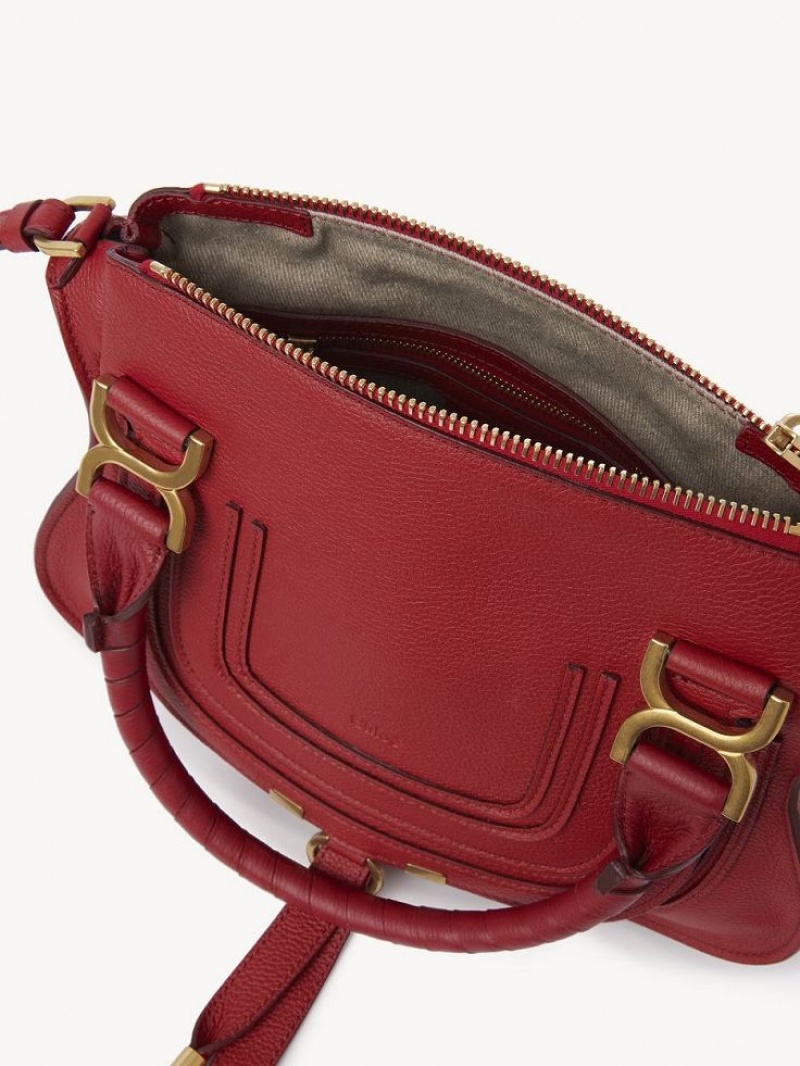 Chloe Marcie Small Double Carry Crossbody Väska Rosa | CHE-SR13584