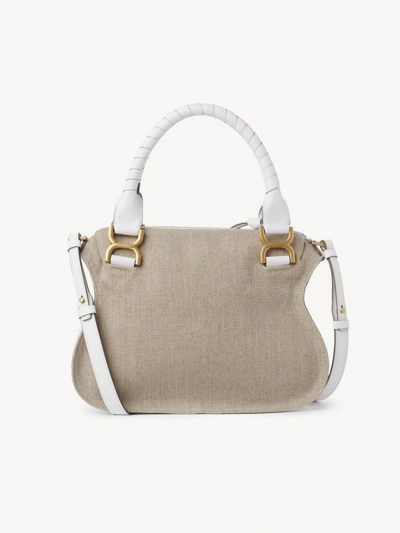 Chloe Marcie Small Double Carry Crossbody Väska Vita | CHE-SR13595