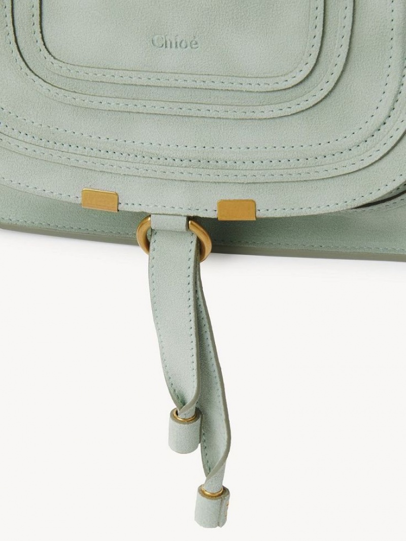 Chloe Marcie Small Double Carry Crossbody Väska Gröna | CHE-SR13601