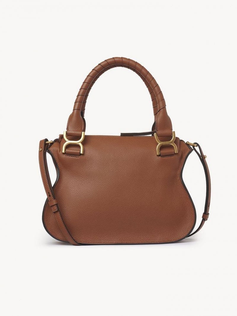 Chloe Marcie Small Double Carry Crossbody Väska Bruna | CHE-SR13620