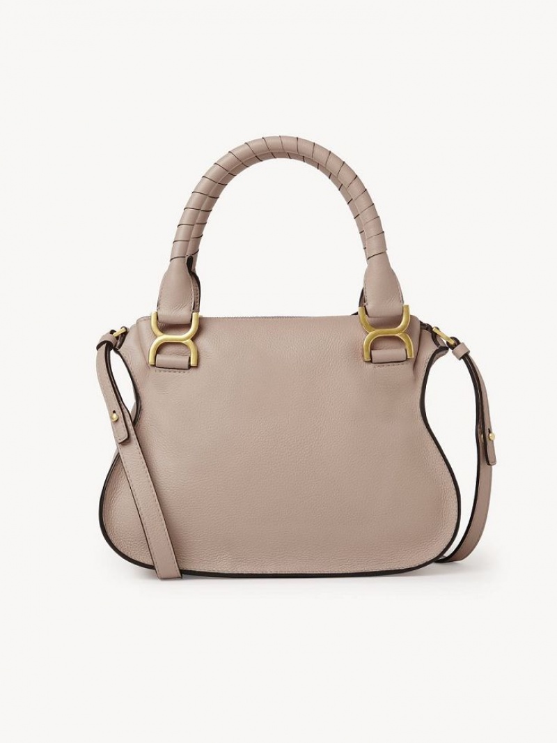 Chloe Marcie Small Double Carry Crossbody Väska Beige | CHE-SR13621