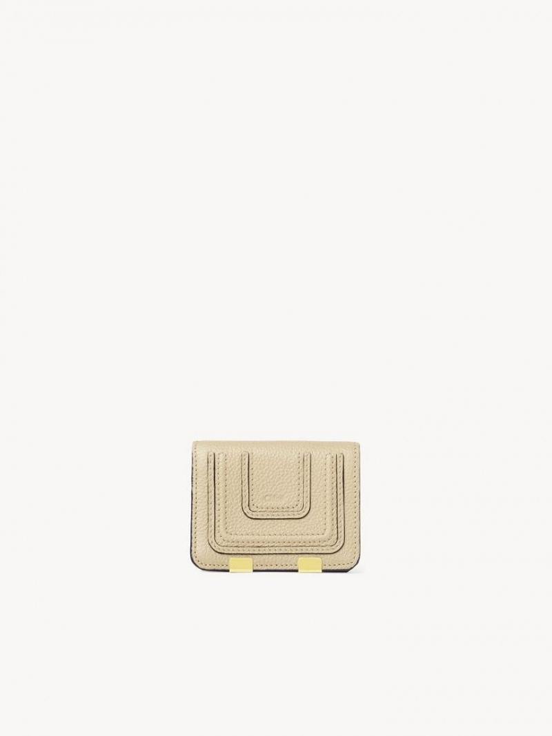 Chloe Marcie Small Liten Plånbok Beige | CHE-SR14273