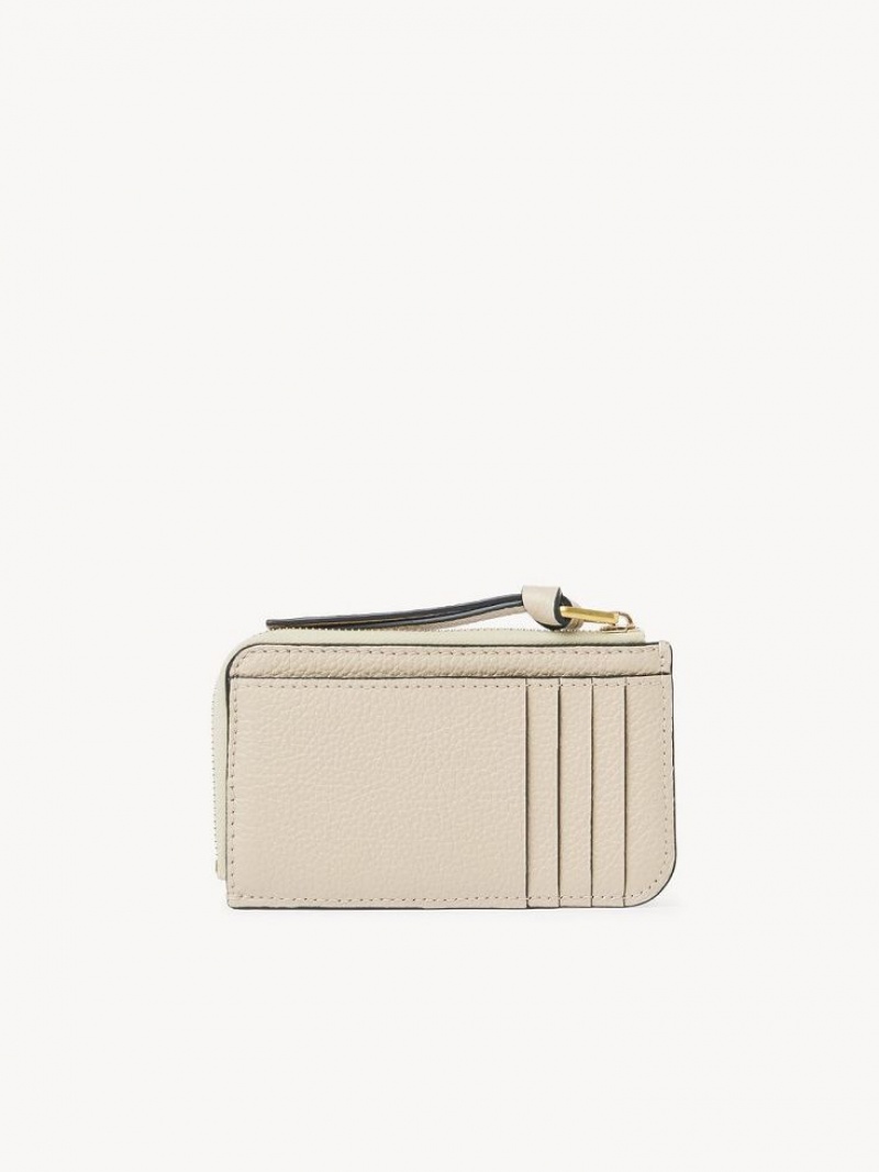 Chloe Marcie Small Myntplånbok Beige | CHE-SR14318