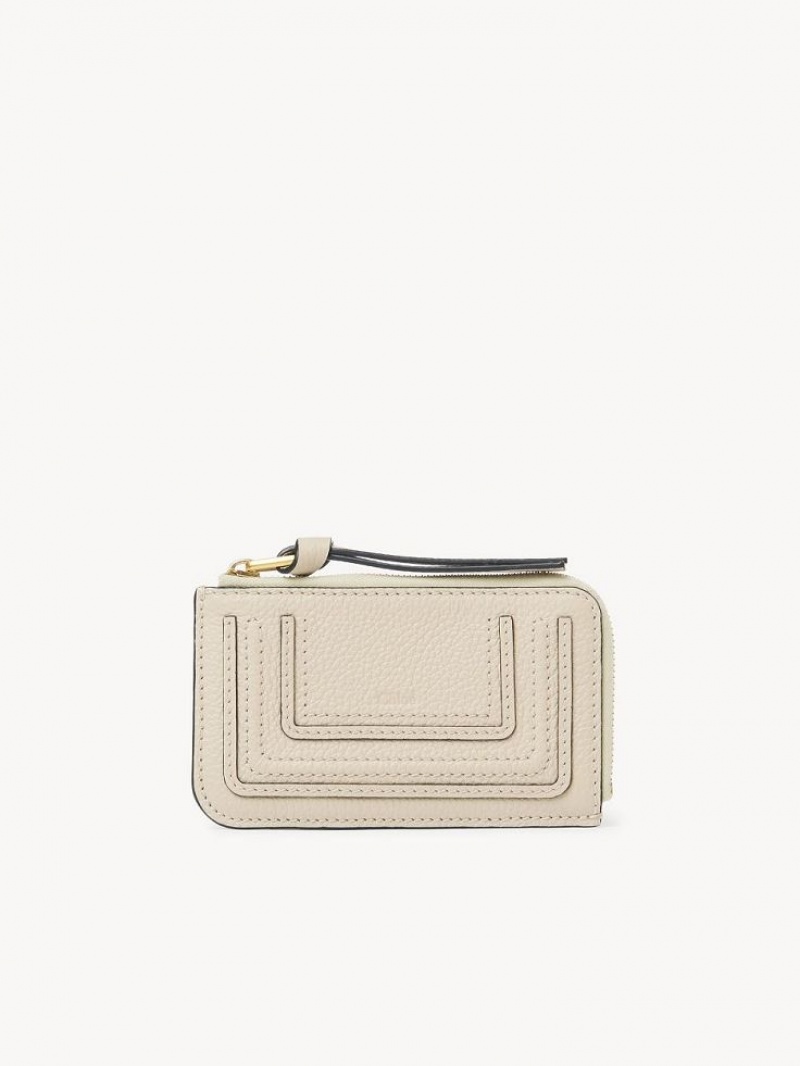 Chloe Marcie Small Myntplånbok Beige | CHE-SR14318