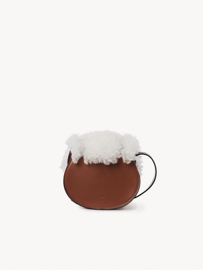 Chloe Marcie Small Saddle Axelväska Bruna | CHE-SR13425