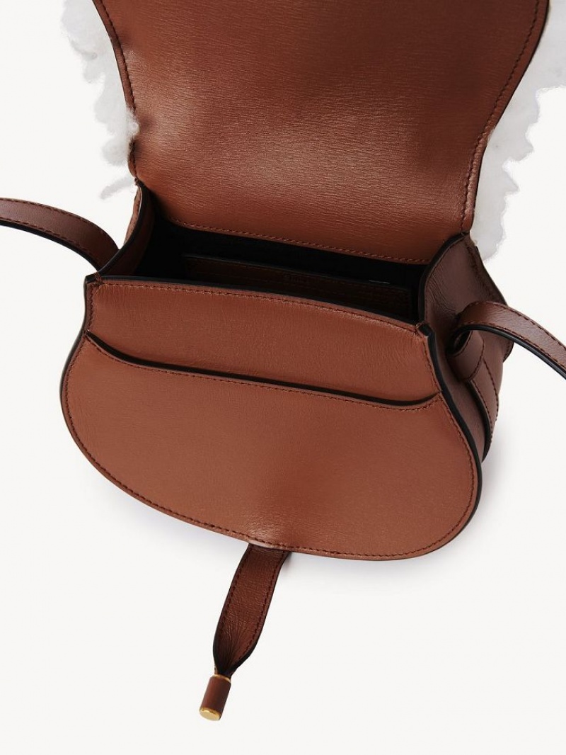 Chloe Marcie Small Saddle Axelväska Bruna | CHE-SR13425