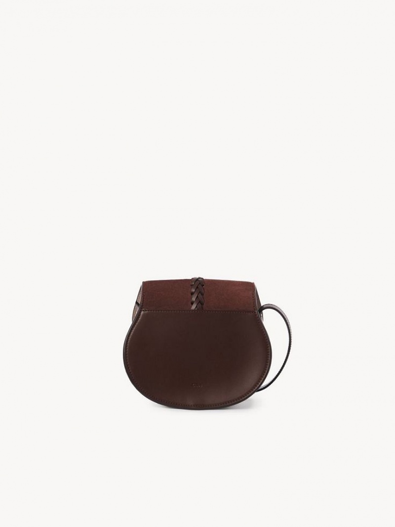 Chloe Marcie Small Saddle Axelväska Röda | CHE-SR13415