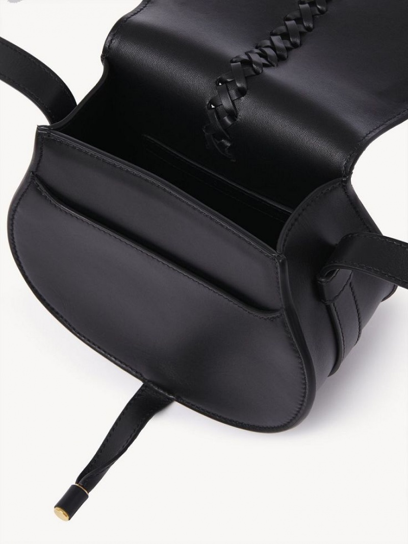 Chloe Marcie Small Saddle Axelväska Svarta | CHE-SR13413