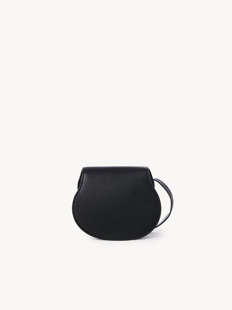 Chloe Marcie Small Saddle Mini Bags Svarta | CHE-SR13663