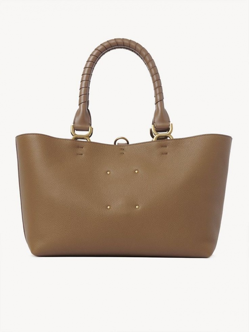 Chloe Marcie Small Toteväska Beige | CHE-SR13335