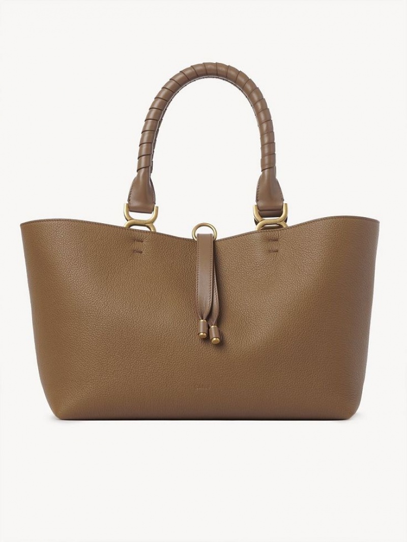 Chloe Marcie Small Toteväska Beige | CHE-SR13335