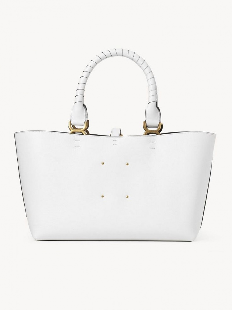 Chloe Marcie Small Toteväska Vita | CHE-SR13302