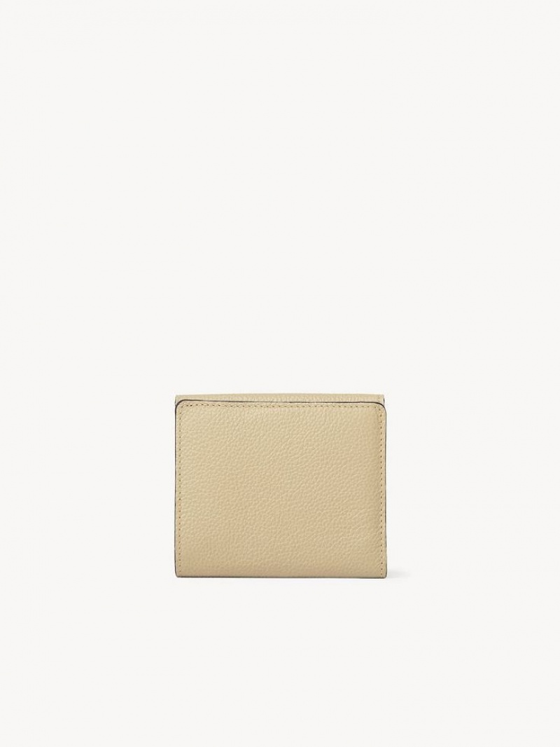 Chloe Marcie Square Liten Plånbok Beige | CHE-SR14280