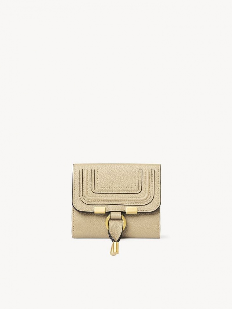 Chloe Marcie Square Liten Plånbok Beige | CHE-SR14280