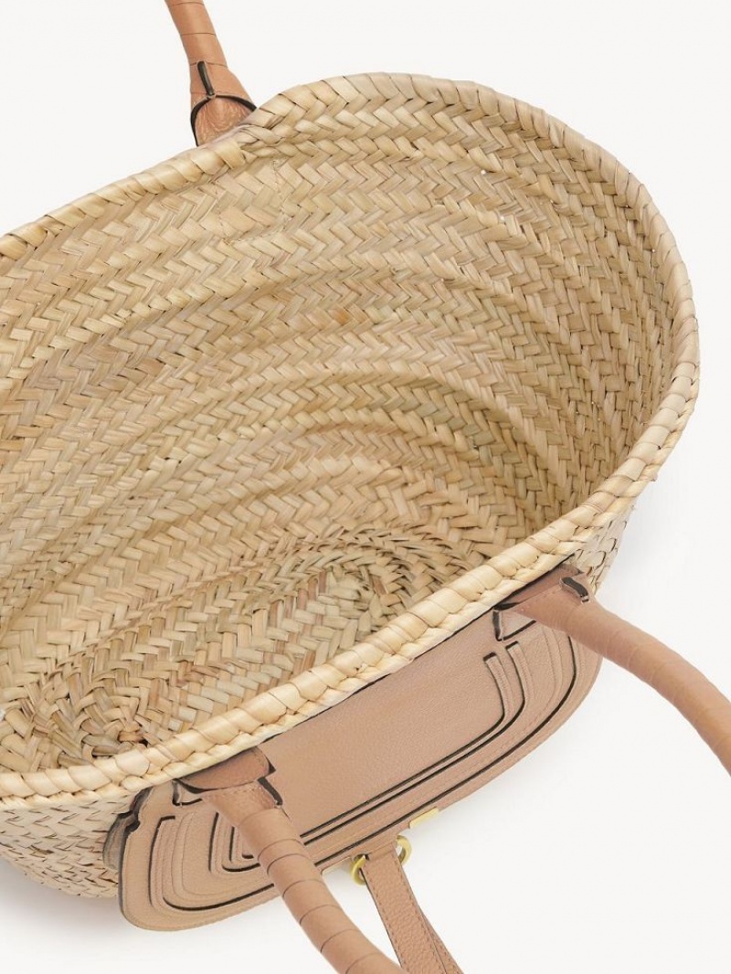 Chloe Medium Marcie Basket Toteväska Ljusbruna | CHE-SR13292