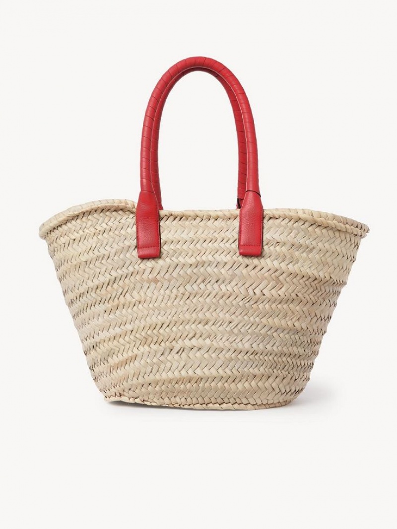 Chloe Medium Marcie Baskets Röda | CHE-SR13634