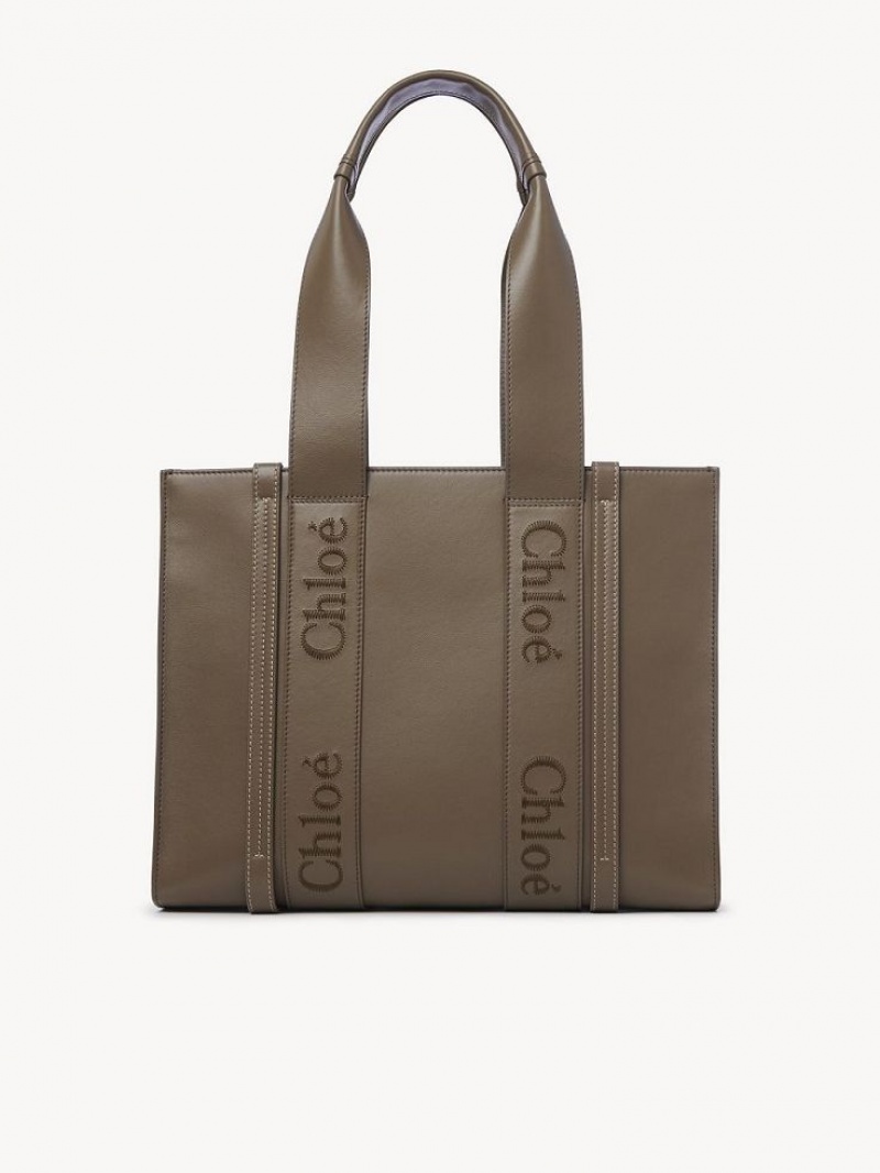 Chloe Medium Woody Toteväska Gröna | CHE-SR13340