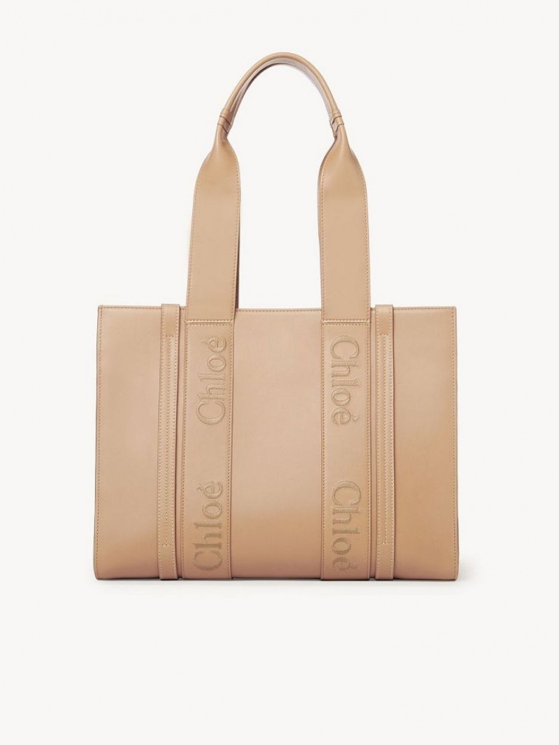 Chloe Medium Woody Toteväska Ljusbruna | CHE-SR13353