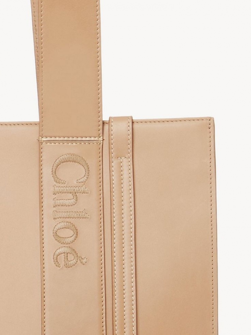 Chloe Medium Woody Toteväska Ljusbruna | CHE-SR13353