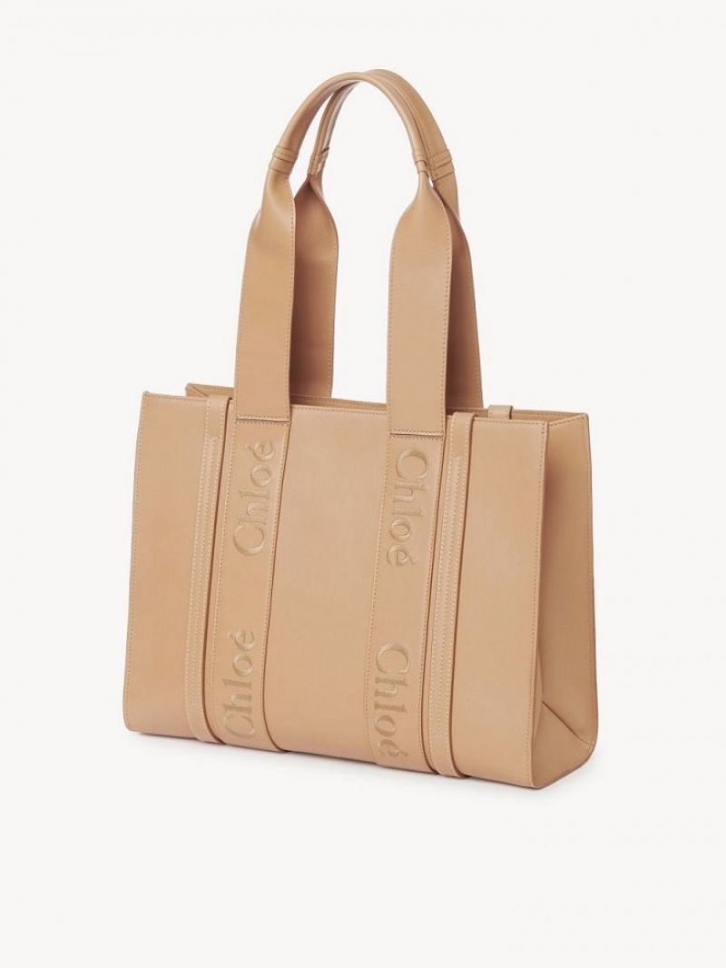 Chloe Medium Woody Toteväska Ljusbruna | CHE-SR13353