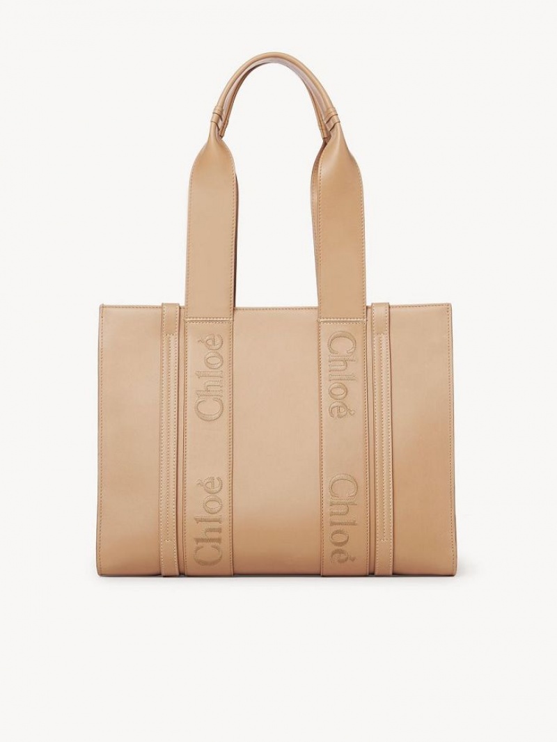 Chloe Medium Woody Toteväska Ljusbruna | CHE-SR13353