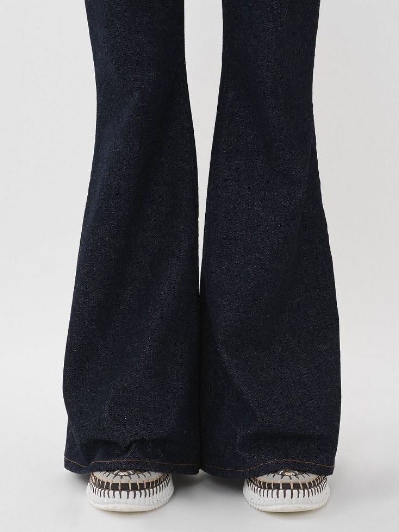 Chloe Merapi Flare Jeans Marinblå | CHE-SR13993