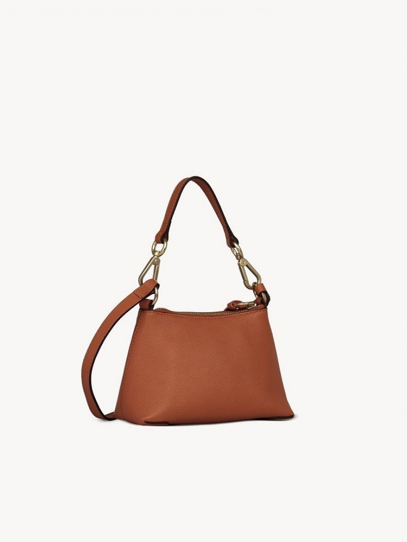 Chloe Mini Joan Axelväska Bruna | CHE-SR14663