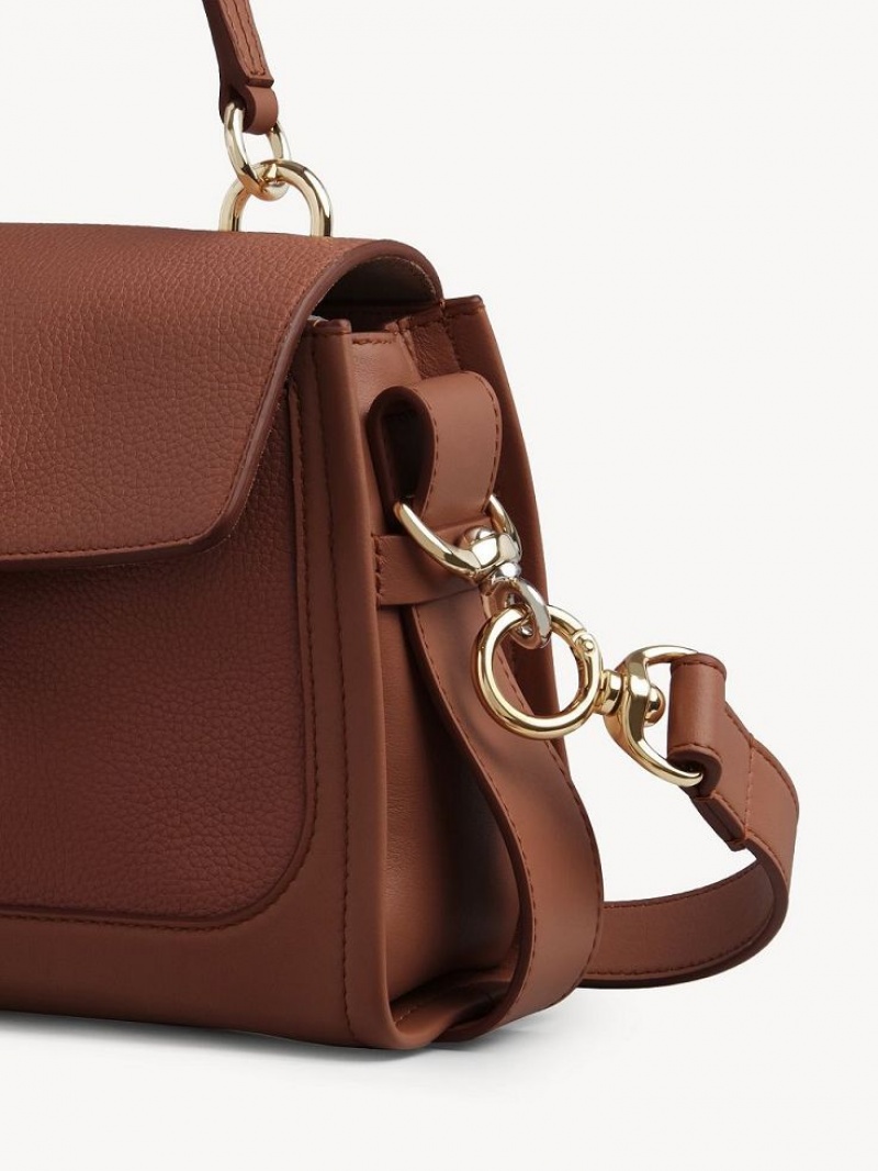 Chloe Mini Tess Day Crossbody Väska Bruna | CHE-SR13479