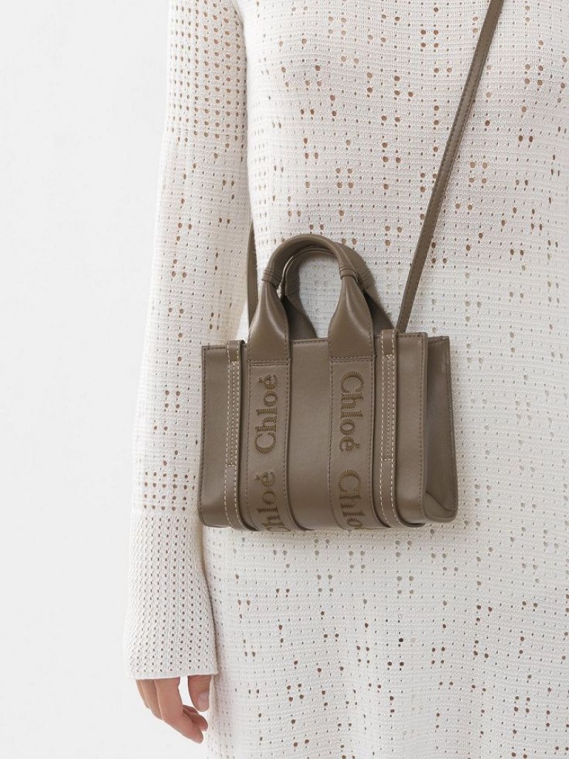 Chloe Mini Woody Crossbody Väska Gröna | CHE-SR13521