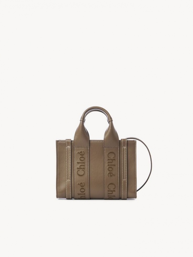 Chloe Mini Woody Crossbody Väska Gröna | CHE-SR13521