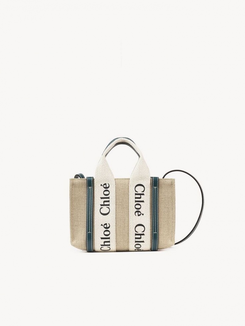 Chloe Mini Woody Crossbody Väska Mörkturkos | CHE-SR13500