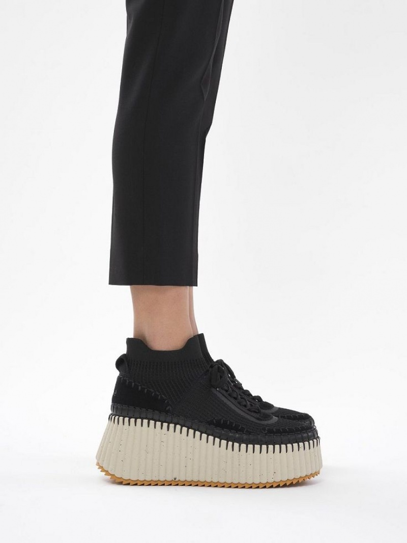 Chloe Nama Kilklack Sneakers Svarta | CHE-SR14186