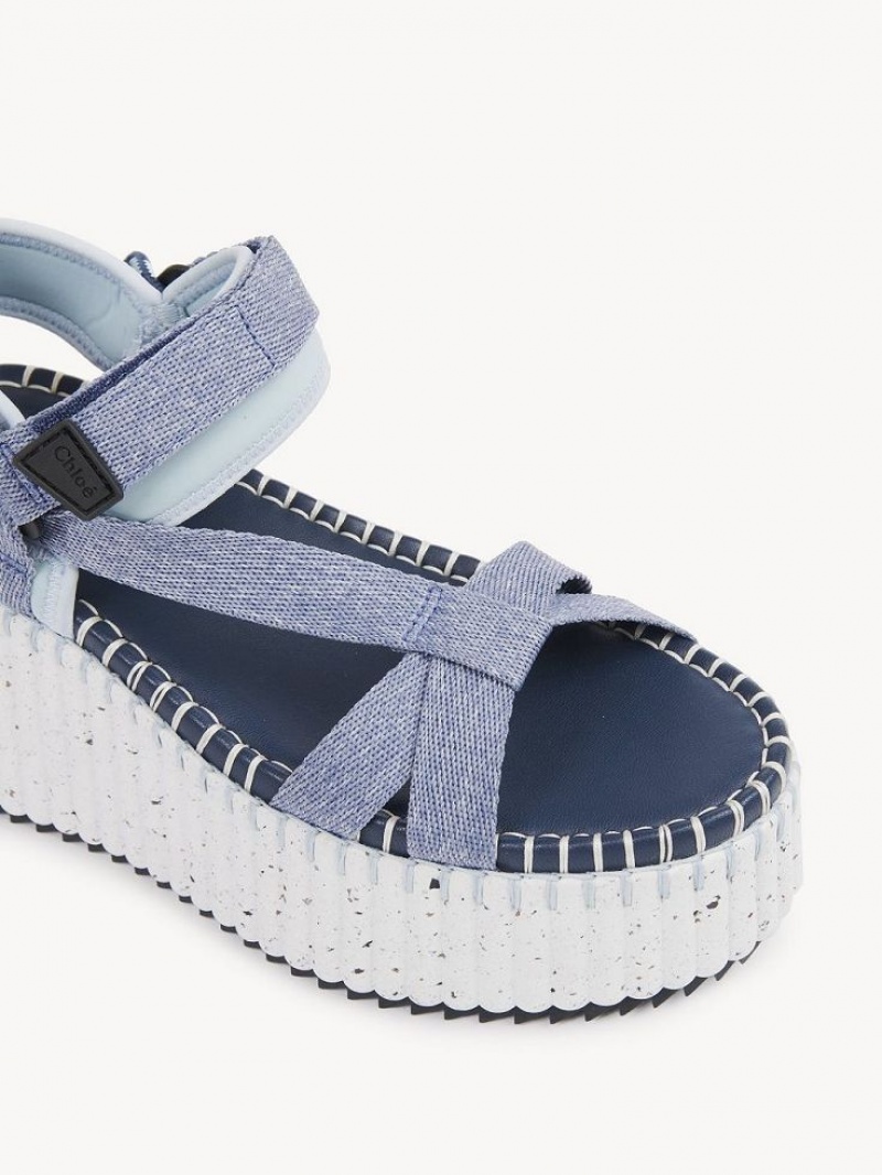 Chloe Nama Sandaler Blå | CHE-SR14148