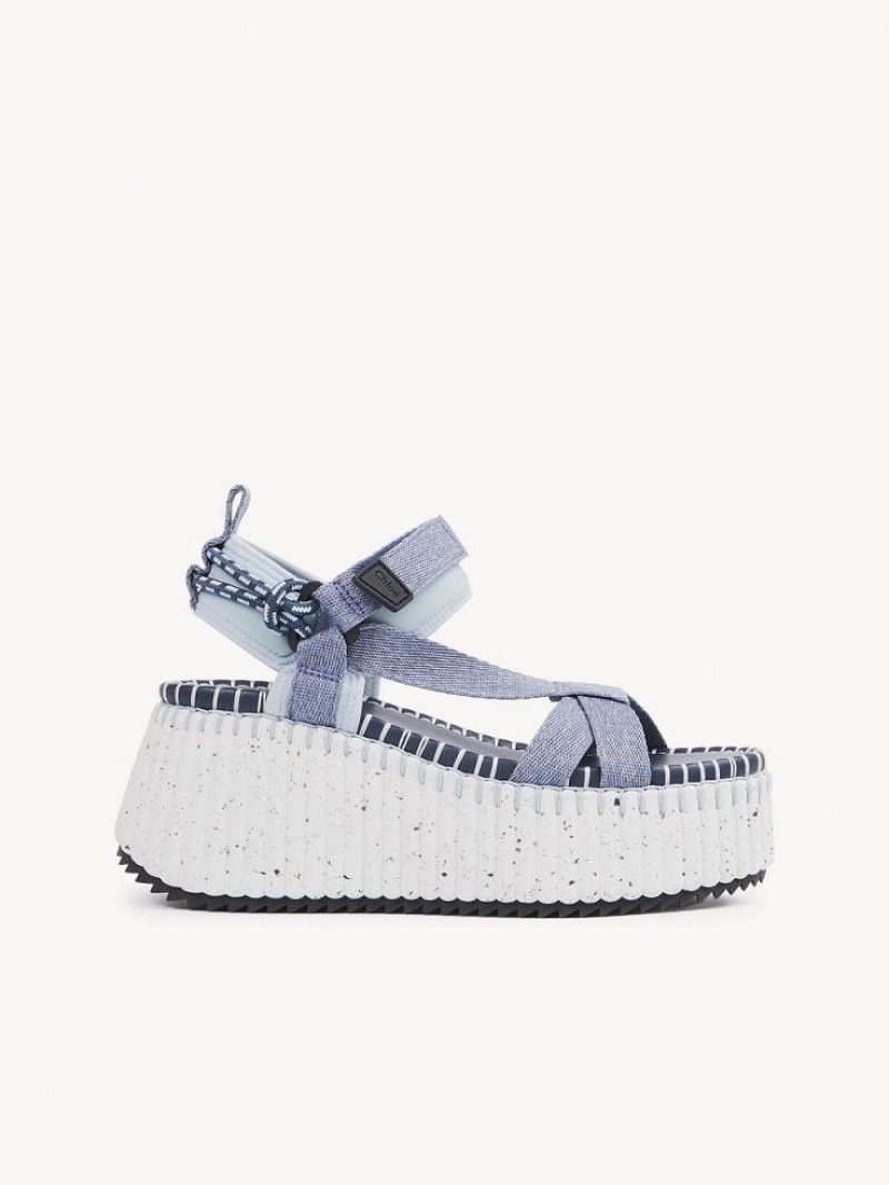 Chloe Nama Sandaler Blå | CHE-SR14148