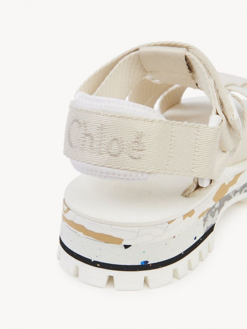 Chloe Nikie Active Platta Sandaler Grå | CHE-SR14178