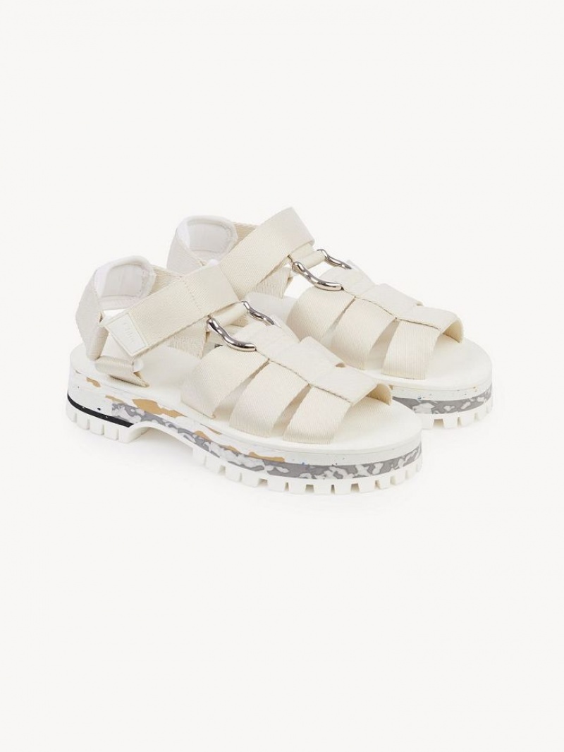 Chloe Nikie Active Platta Sandaler Grå | CHE-SR14178