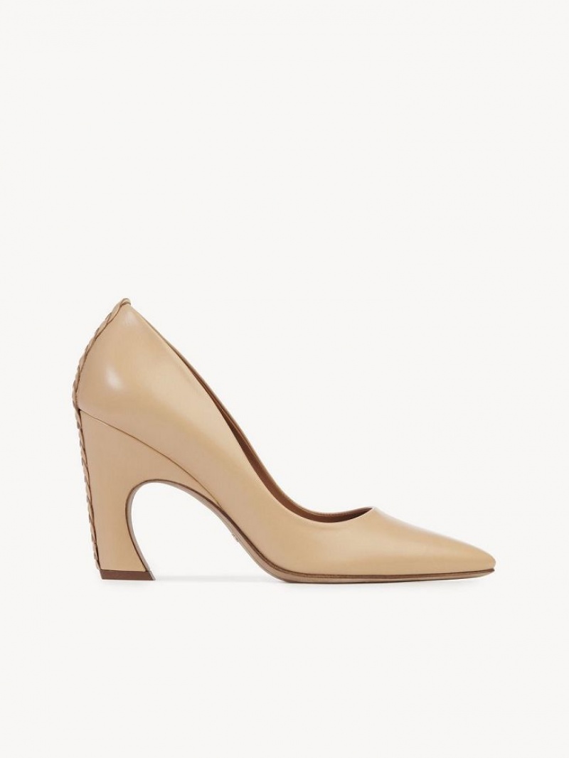 Chloe Oli Klackar Beige | CHE-SR14251