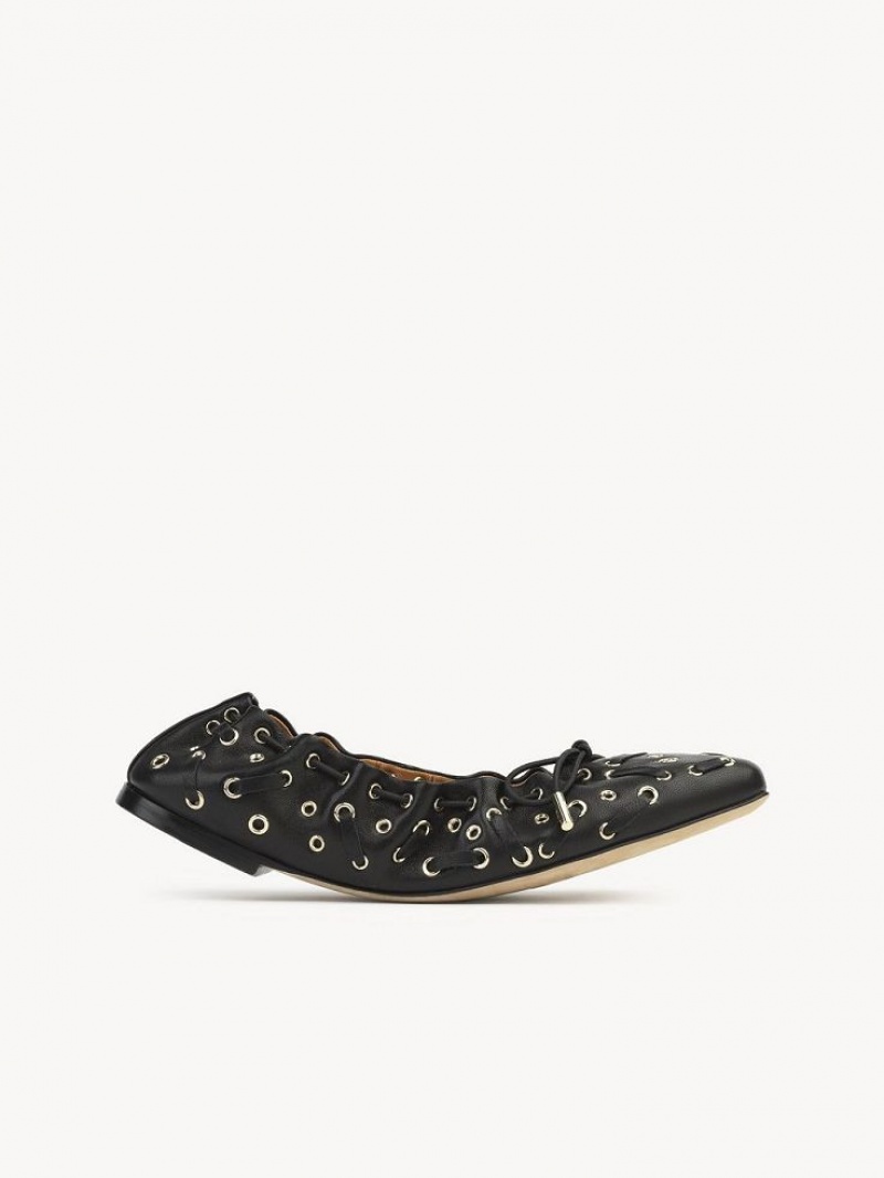 Chloe Oracia Ballet Flat Svarta | CHE-SR14267