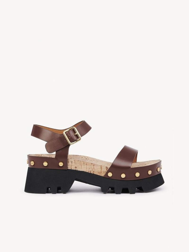 Chloe Owena Platform Sandaler Bruna | CHE-SR14161