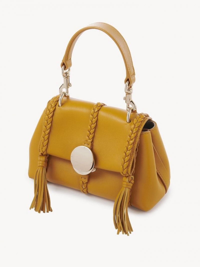 Chloe Penelope Mini Soft Axelväska Gula | CHE-SR13450