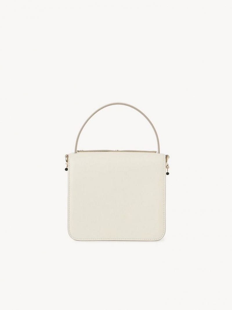 Chloe Penelope Small Top Handle Axelväska Vita | CHE-SR13449