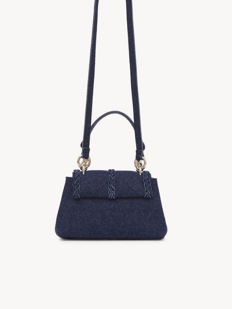 Chloe Penelope Soft Shoulder Mini Bags Blå | CHE-SR13705