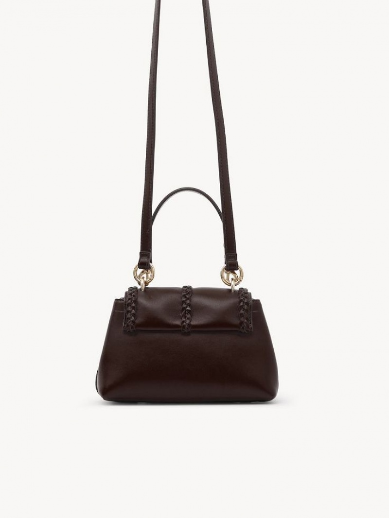 Chloe Penelope Soft Shoulder Mini Bags Mörk | CHE-SR13737