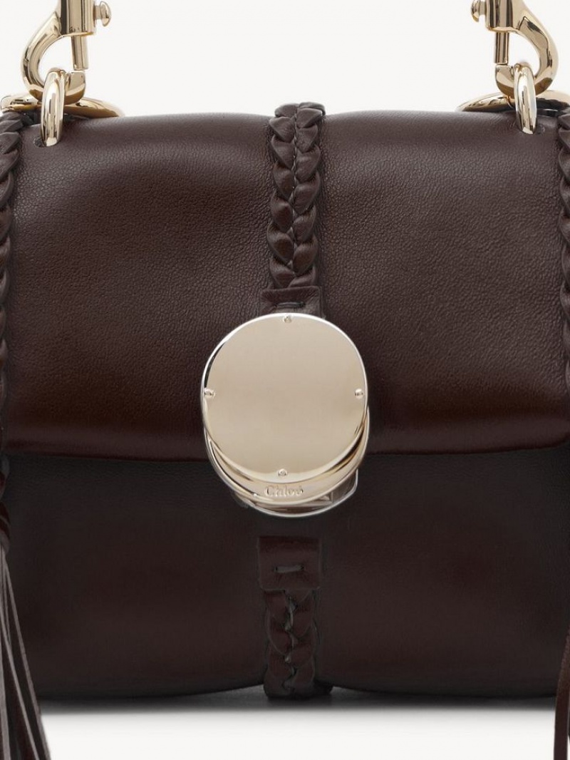 Chloe Penelope Soft Shoulder Mini Bags Mörk | CHE-SR13737